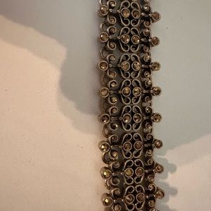 Gold and jewel bracelet. Very cute.